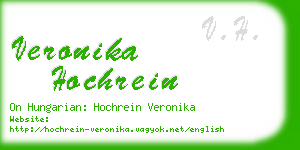 veronika hochrein business card